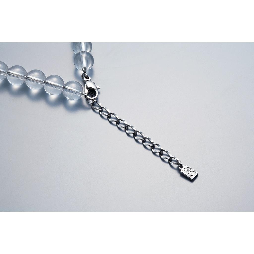 Vòng cổ Phiten pha lê - đá crystal necklace (5mm) AQ808051/AQ808053