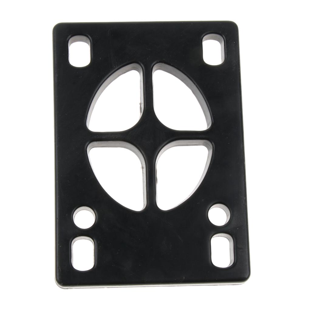 4pcs Skateboard Risers Shock Pad Longboard Shock-proof Mounting Hardware