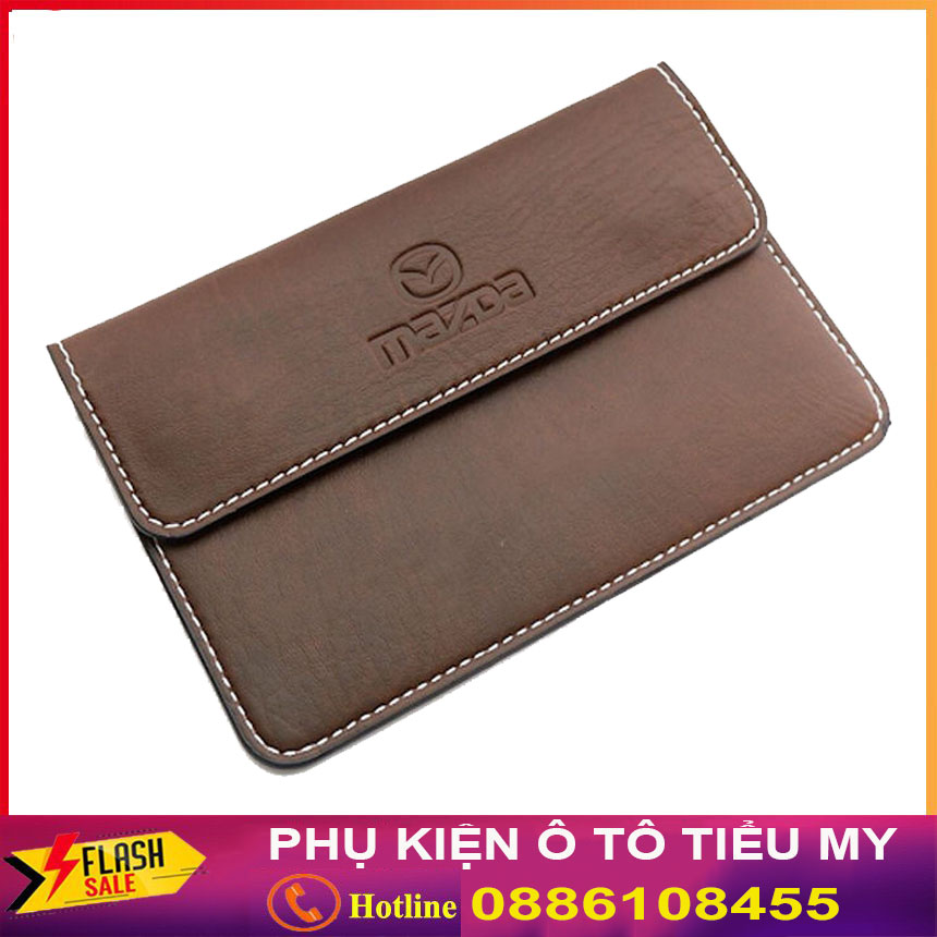 Ví Đựng Giấy Tờ Xe Giấy Đăng Kiểm Ô Tô Da Pu Cao Cấp Logo KIA Đẹp, Thời Trang, Kích Thước Nhỏ Gọn