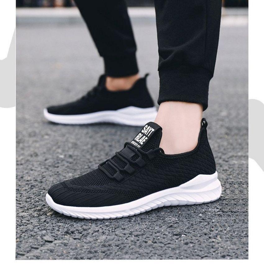 Giày Thể Thao Nam Sneaker Kiểu Hàn Quốc Mẫu Mới 2022 Êm Chân Thoáng Khí Cổ Vừa Trẻ Trung Năng Động GNA05