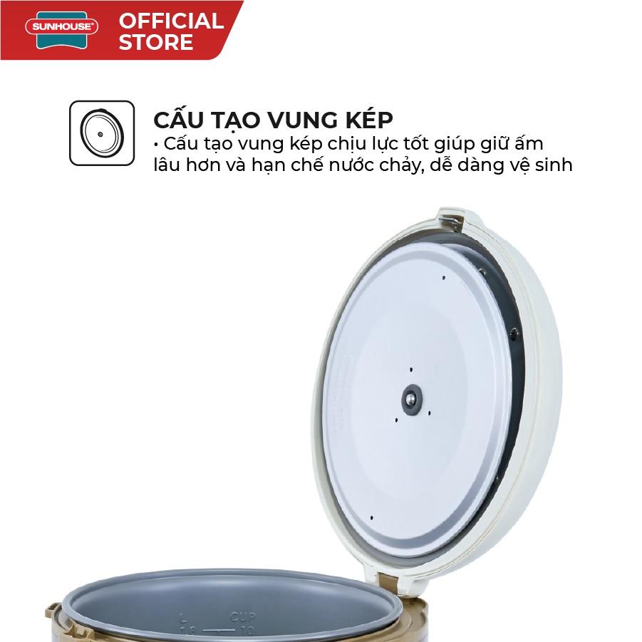 [Hàng Chính Hãng] Nồi Cơm Điện Sunhouse SHD8616 1.8L