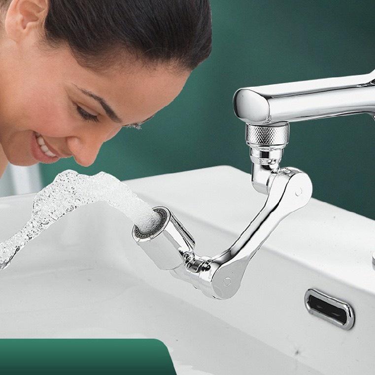 Đầu Nối Vòi Nước INOX Thông Minh Hai Chế Độ Nước Xoay 1080° Khớp Nối Vòi Nước Cho Bồn Rửa Phổ Biến