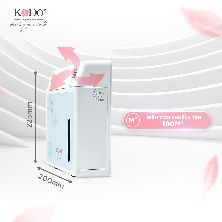 KODO 160ION - Máy Khuếch Tán Tinh Dầu 100M2 , Không Pha Nước