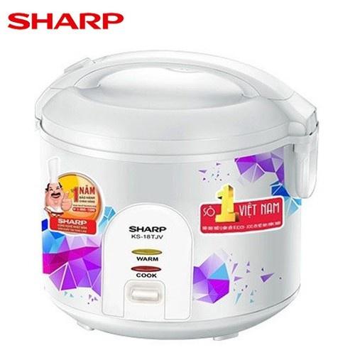 Nồi cơm điện nắp gài Sharp KS-18TJV 1.8 L - Hàng chính hãng