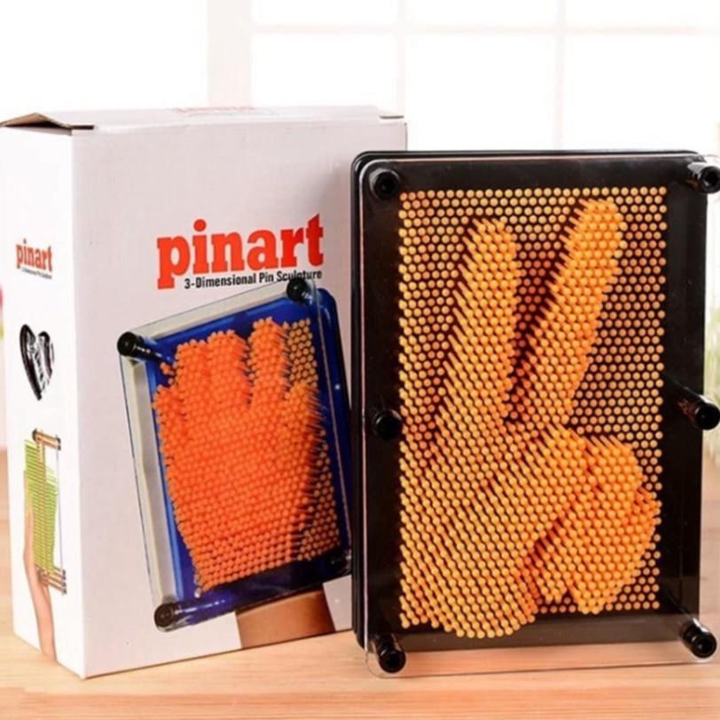 (3 KÍCH CỠ) BẢNG IN MẶT ĐỒ CHƠI ĐỘC LẠ Bộ tạo hình 3D thông minh Pinart Montessori,khắc chữ, in dấu vân tay