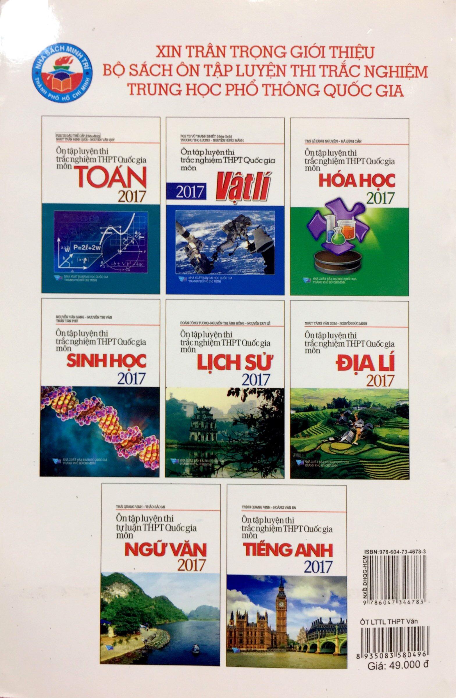 Sách Ôn Tập Luyện Thi THPT Quốc Gia Môn Ngữ Văn Năm 2017