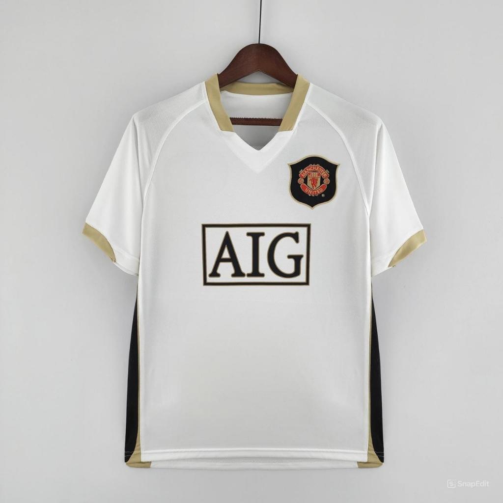 Áo Bóng Đá Retro Manchester United 2006 - Sân Khách bản cao cấp vải Cotton Polyester