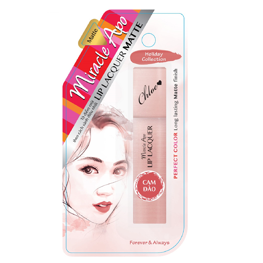Son Kem Lì Miracle Apo Lip Lacquer Matte Holiday Collection