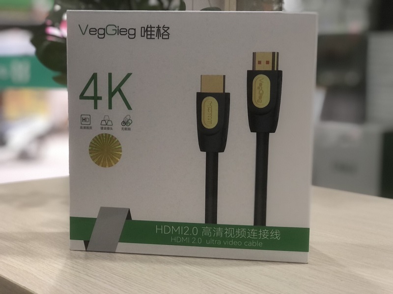 Cáp HDMI Vegieg 2.0 4K 60HZ 1,5M, 3M, 5M hàng chính hãng