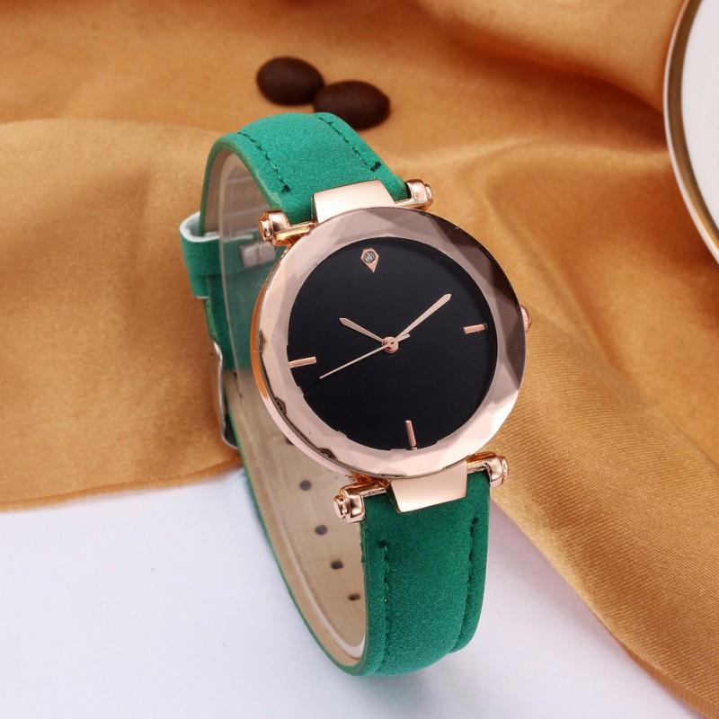 Đồng Hồ Dây Da Thiết Kế Đơn Giản Cho Nữ