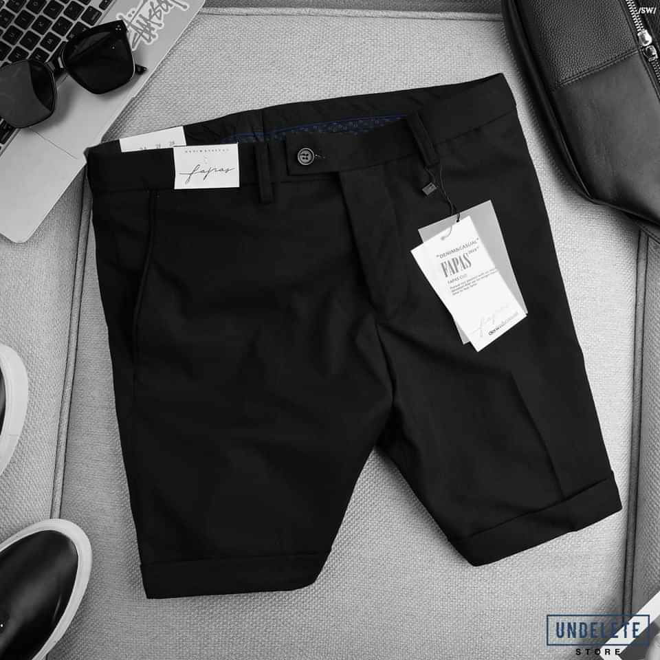 quần short tây nam vải âu