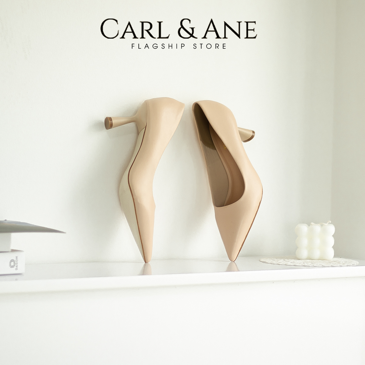 Erosska - Giày cao gót bít mũi thời trang công sở gót nhọn cao 7cm - CP014