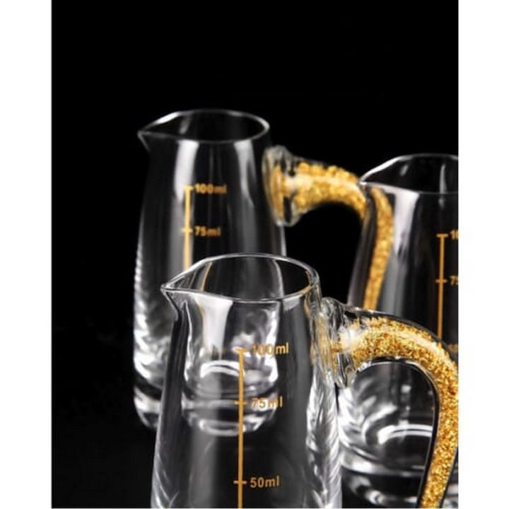 Bộ Ly Rượu Pha Lê Vàng 24K Billionaire Carafe - Home and Garden