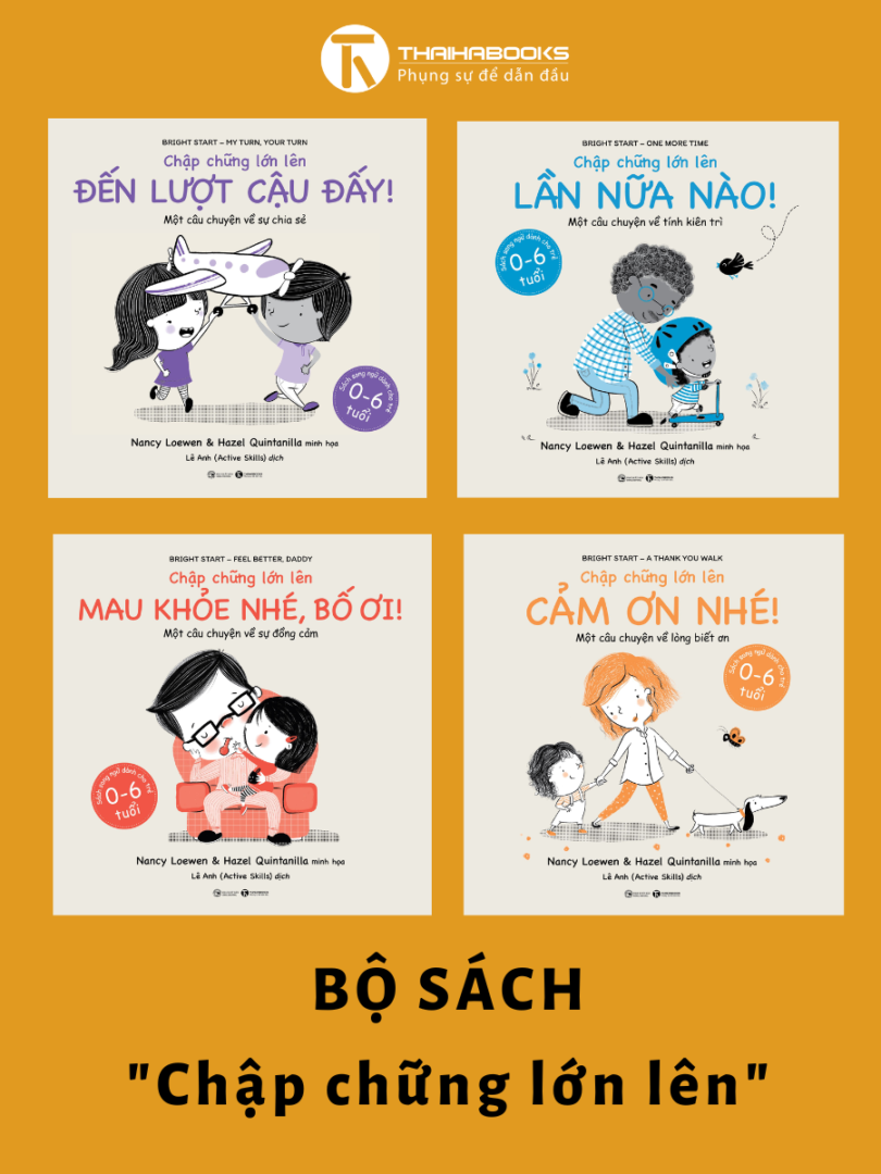 Bộ sách ehon song ngữ “Chập chững lớn lên”