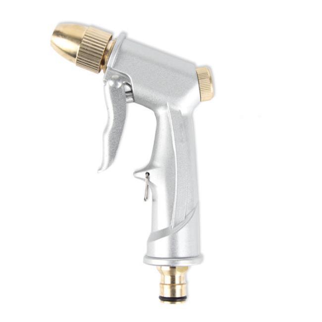 Bộ dây vòi xịt nước rửa xe, tưới cây . tăng áp 3 lần, loại 7m, 10m 206701 đầu đồng, cút,nối vàng + tặng đai