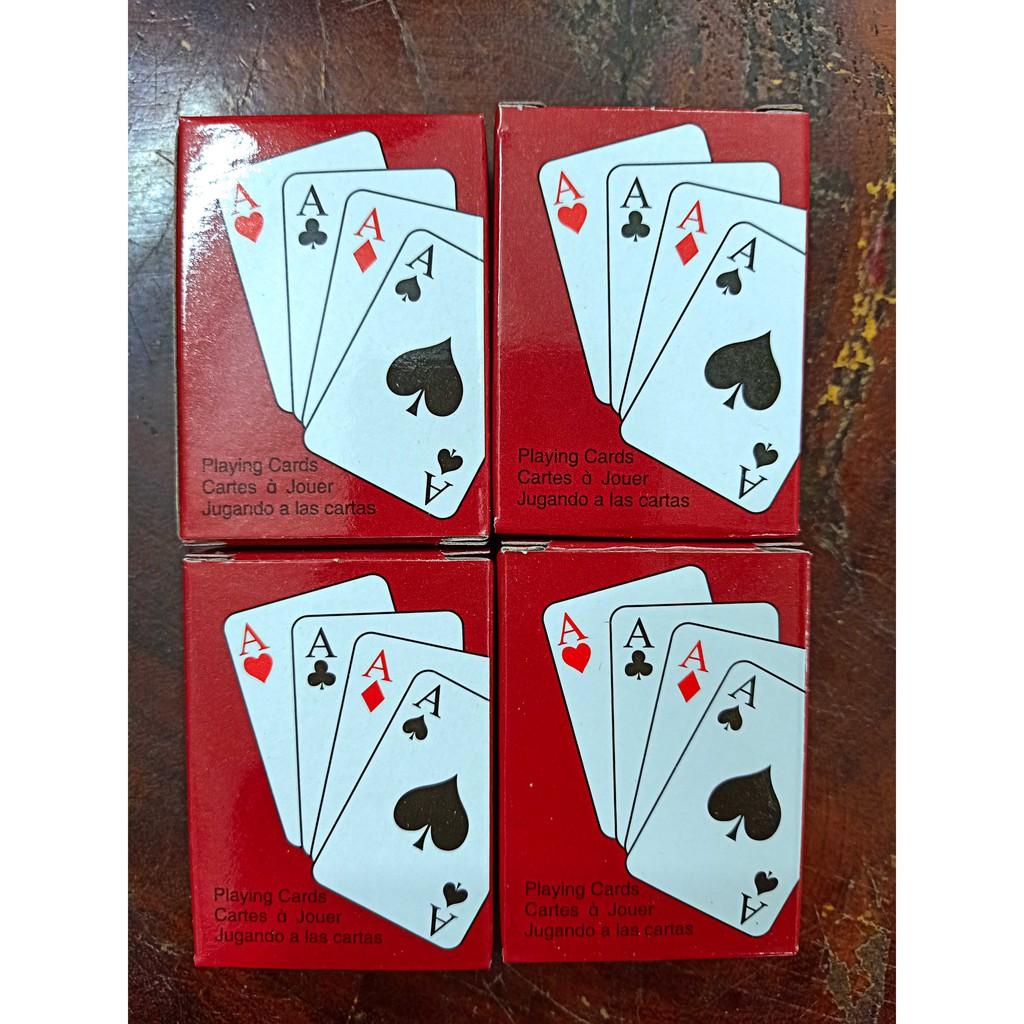 Hộp 2 Bộ Bài Tây Poker Mini