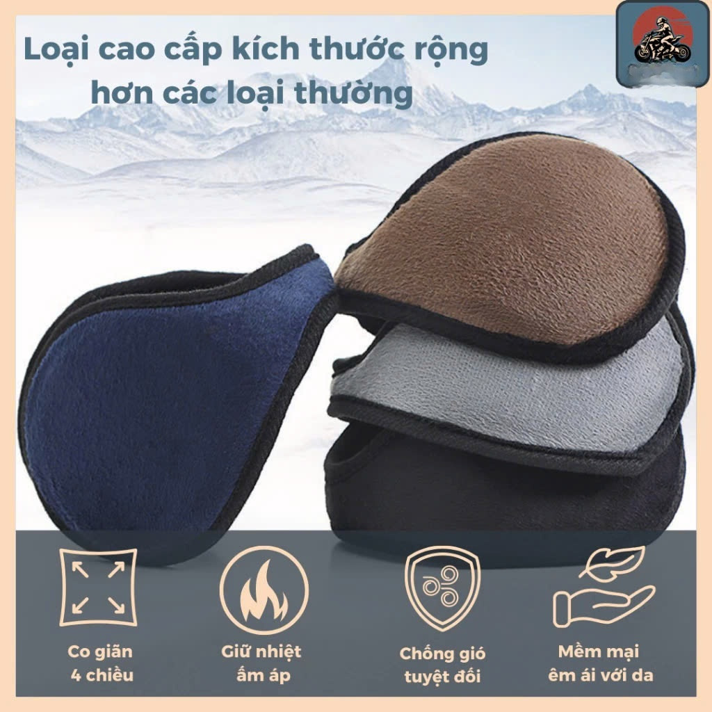 Bịt Tai Giữ Ấm Nam Nữ Unisex Văn Phòng Du Lịch Dã Ngoại Phượt