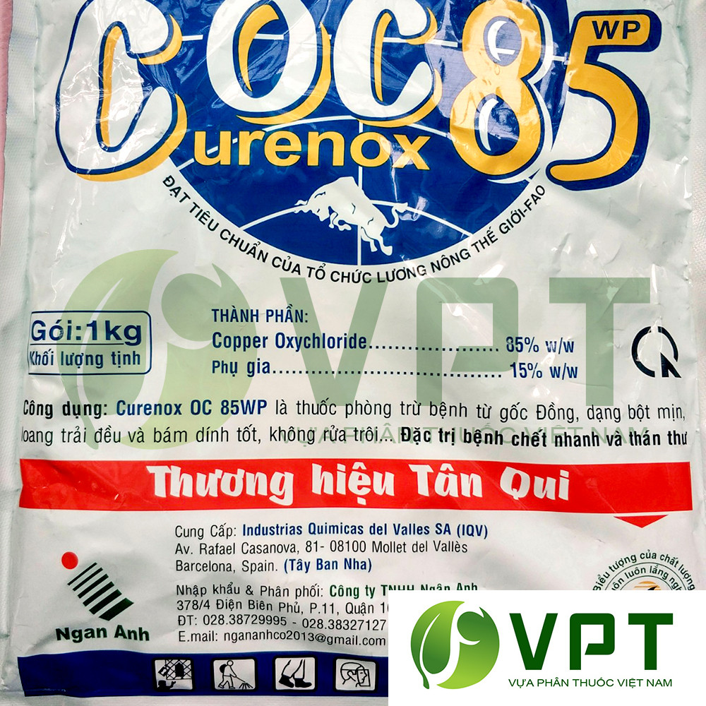 Thuốc phòng nấm bệnh Coc 85 100g trừ thán thư nấm bệnh COC85