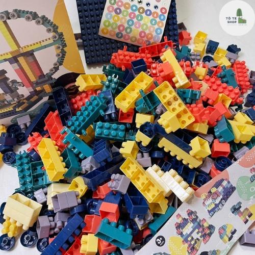 Đồ Chơi Lắp ráp 520 Chi Tiết - Bộ Đồ chơi Xếp Hình Cao Cấp Cho Bé Yêu