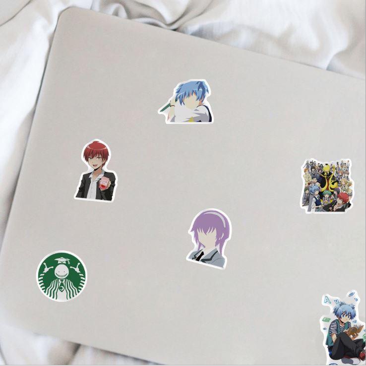 Sticker dán cao cấp Assassination Classroom Cực COOL ms#176