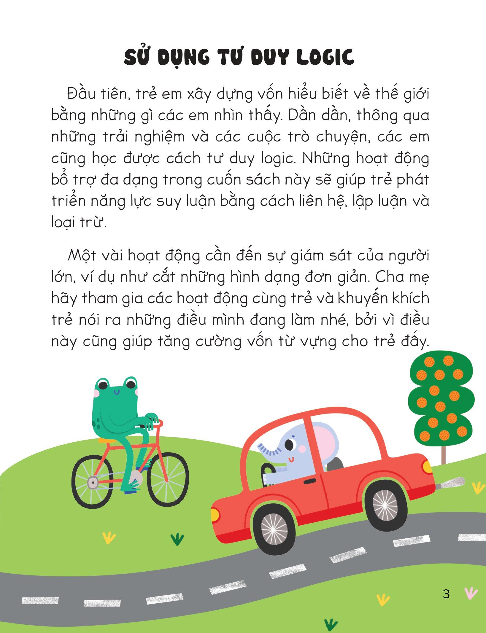 30++ Hoạt Động Rèn Luyện Kỹ Năng Tư Duy Cho Trẻ - Suy Luận Logic