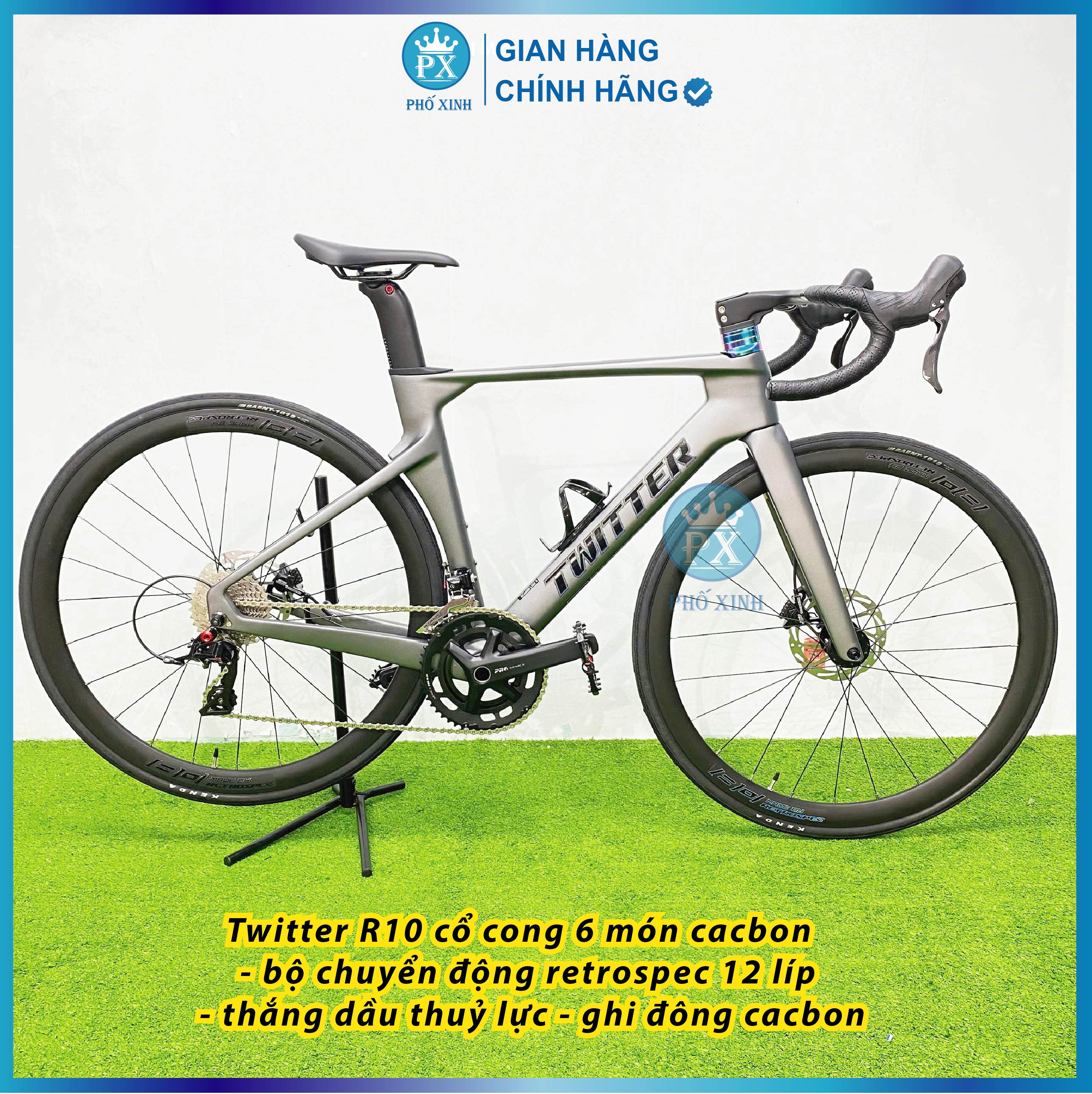 Xe đạp đua - ROAD Twitter R10 Pro RS-24 Speed FULL 6 món Carbon