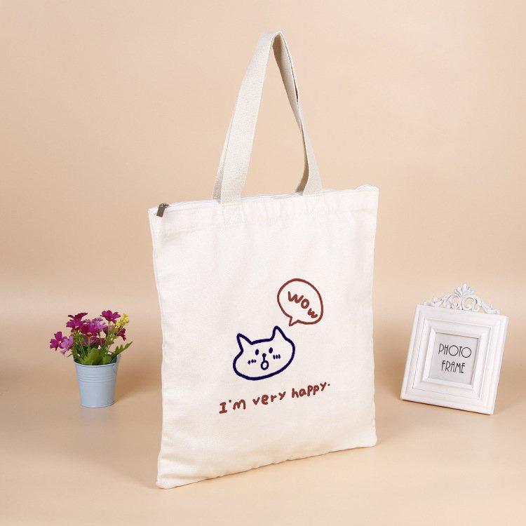 Túi Tote Vải Canvas Mềm Đeo Chéo Giá Rẻ Phong Cách Hàn Quốc Năng Động Trẻ Trung | MAZINGSHOP