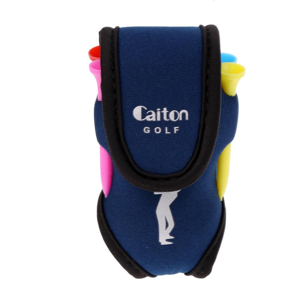 2x Portable  Golf Ball Holder Carrying Bag with 2 Golf Balls  Sets