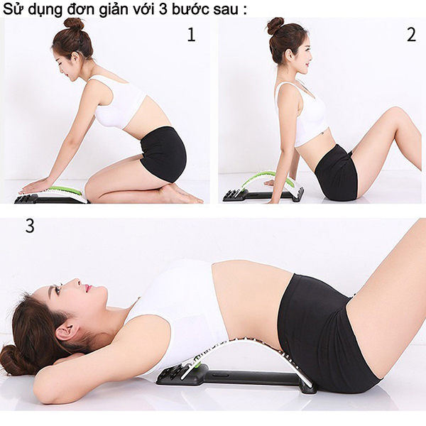 Dụng cụ Massage tập lưng và hỗ trợ cột sống, chống thoát vị đĩa đệm
