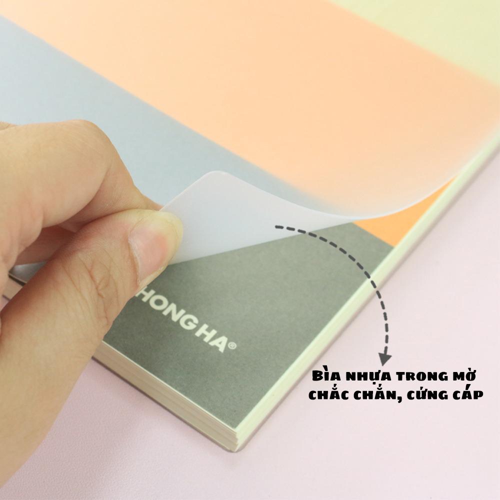 Sổ Lò Xo Bìa Nhựa Basic A5 - 160 Trang 80gsm - Hồng Hà 6744