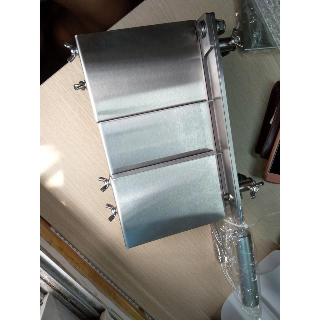 Dao Chặt Thịt Gà, Thái Thịt Bò Đông Lạnh, Thái Thuốc Bắc, Cắt Đa Năng KD0248, Lưỡi Thép 40CR14, Inox 430 - Tặng Tay Mài KD0315