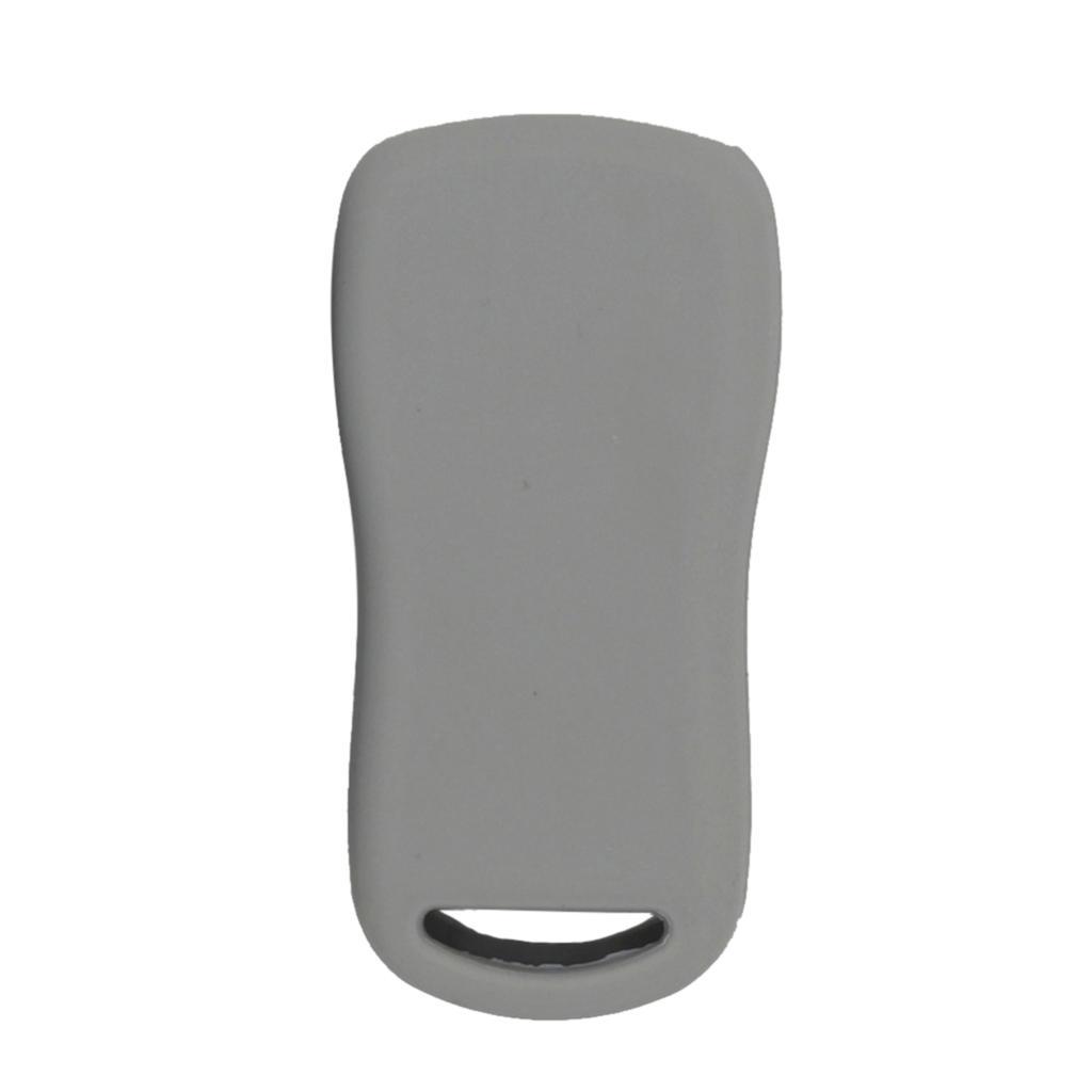 Car Key Fob Protector Case Cover 4 Buttons Key Shell for Gray