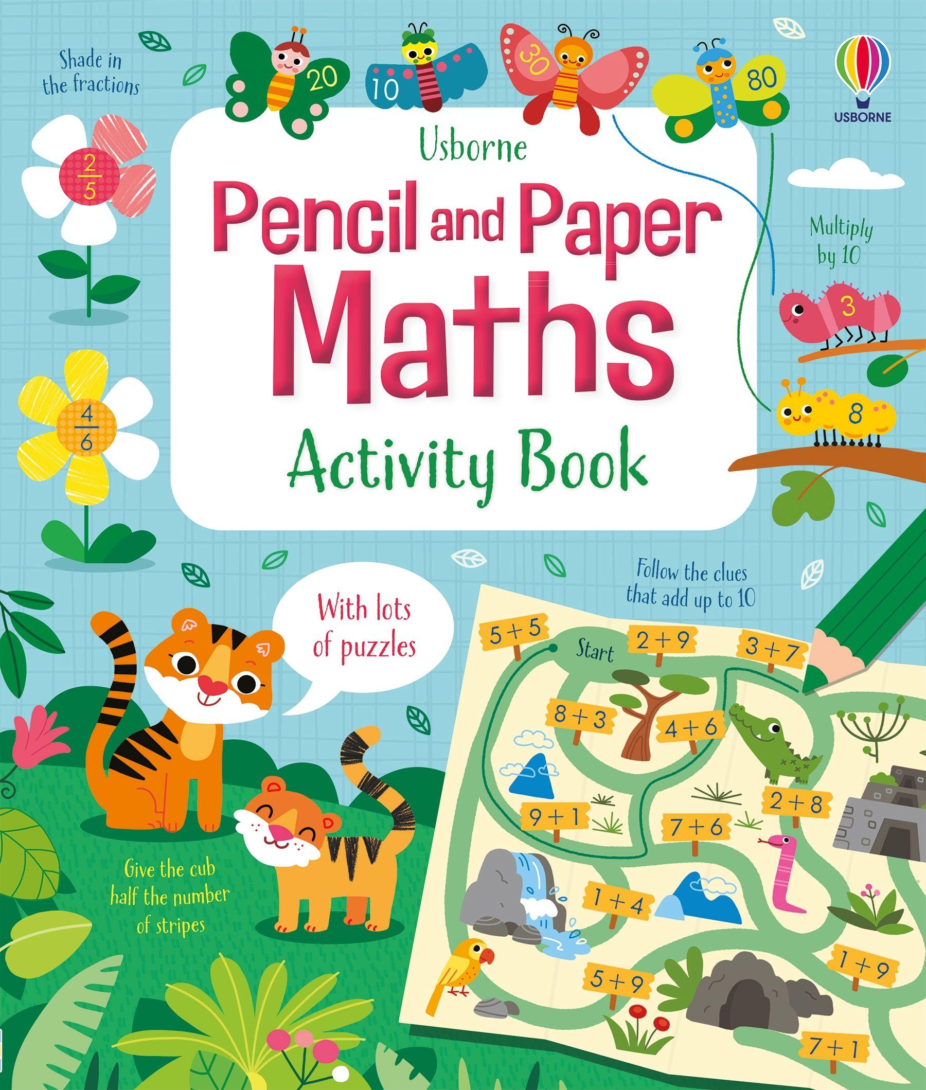 Pencil And Paper Maths Activity Books