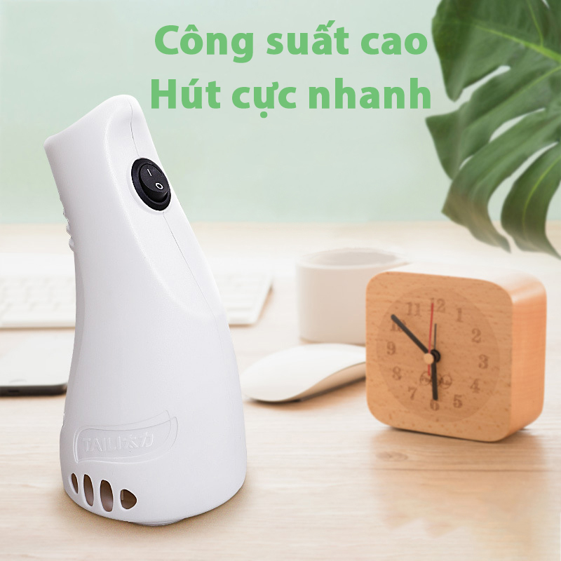 Bơm điện hút sử dụng cho túi hút chân không, công suất siêu mạnh, kiểu dáng nhỏ gọn tạo hình búp măng dễ dàng sử dụng