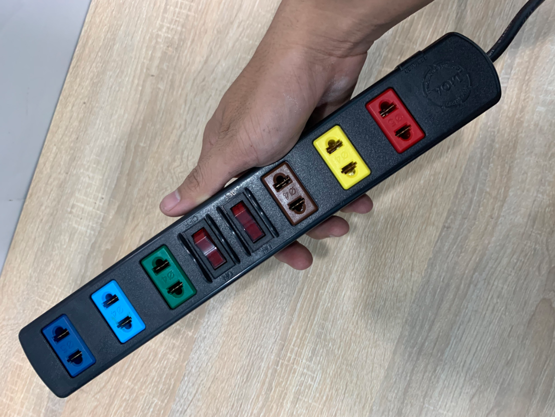 Ổ Cắm Kéo Dài 6S LIOA 6S3 (Dây 3m)