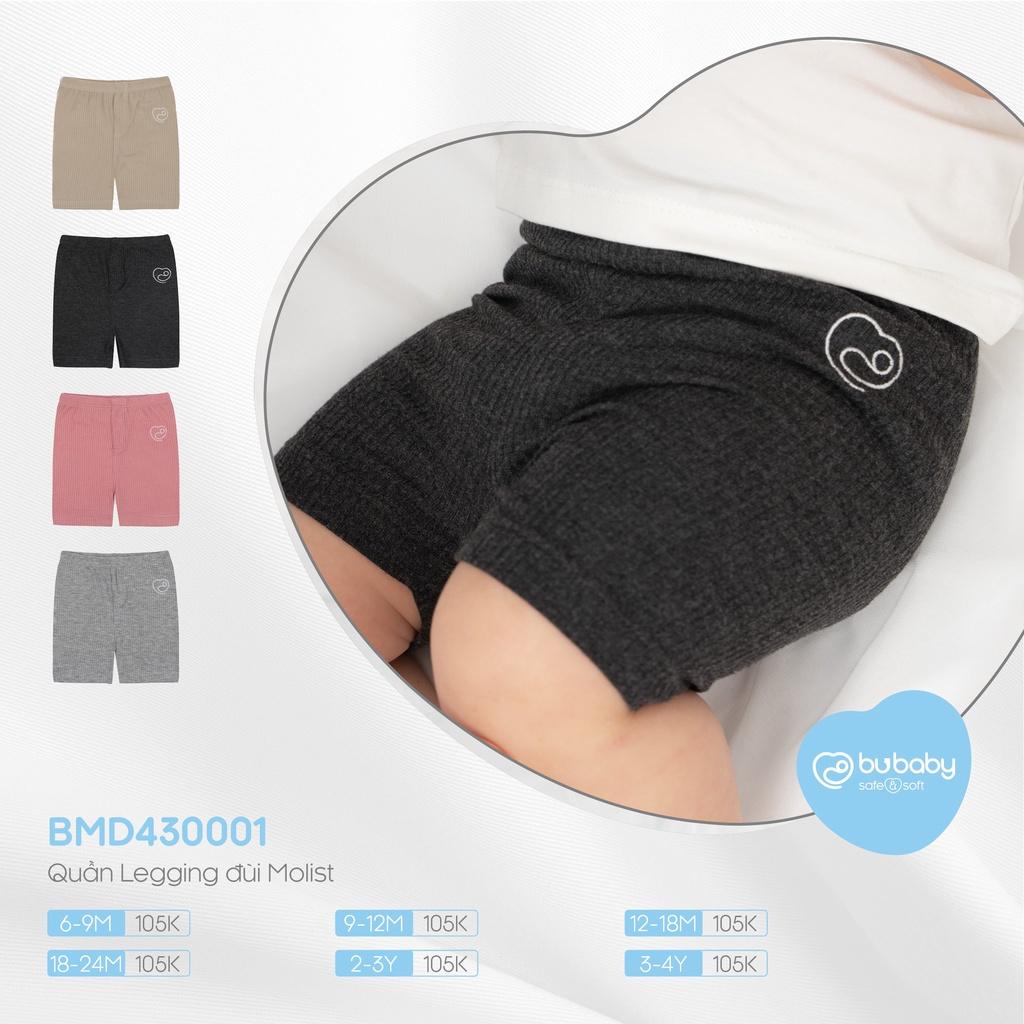 Quần legging đùi Molist Bu baby cho bé từ 6 tháng đến 4 tuổi - BMD430001 Be