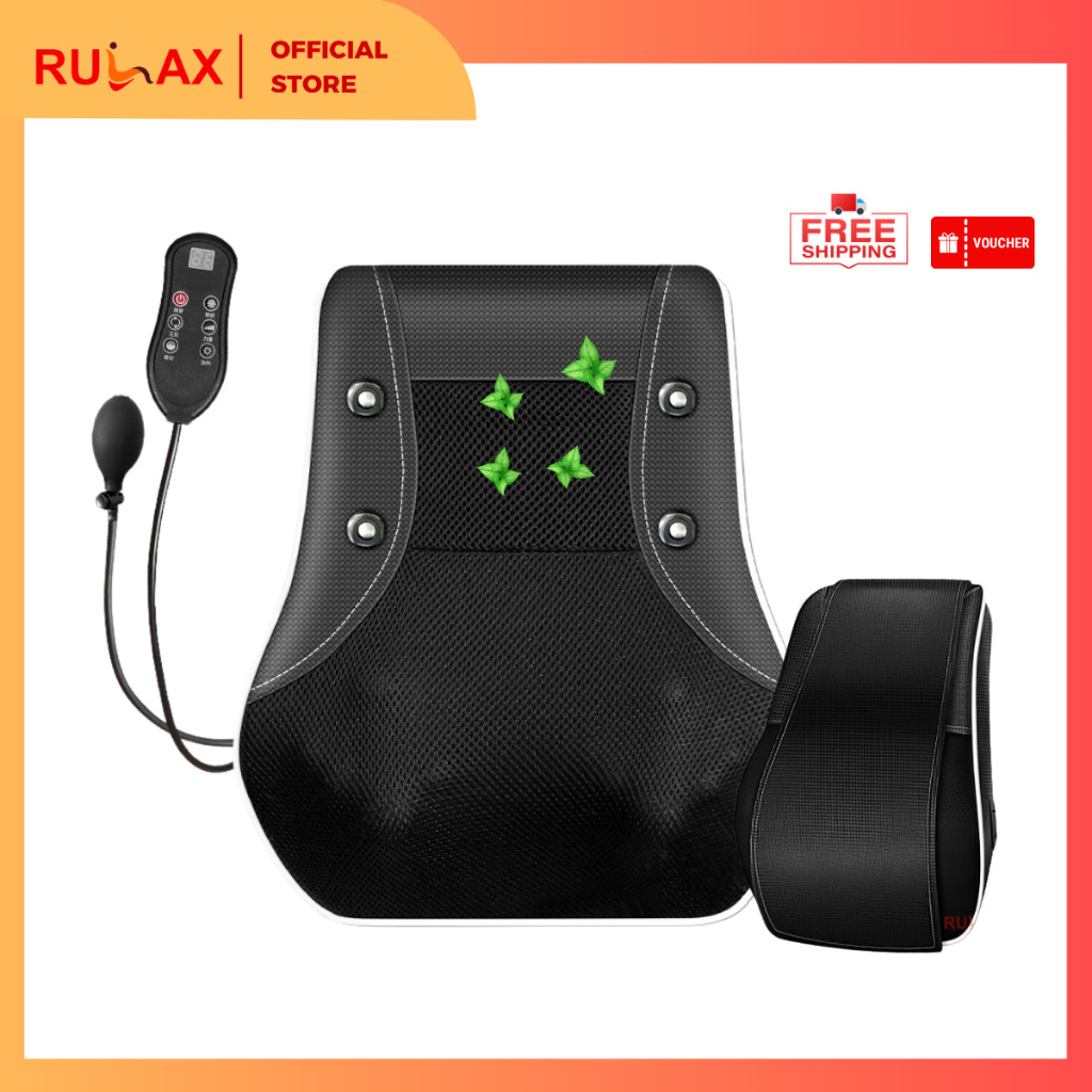 ￼Máy Massage Cổ Vai Gáy RULAX Kết Hợp 5 Phương Pháp Trị Liệu Giảm Đau Mỏi Hiệu Quả