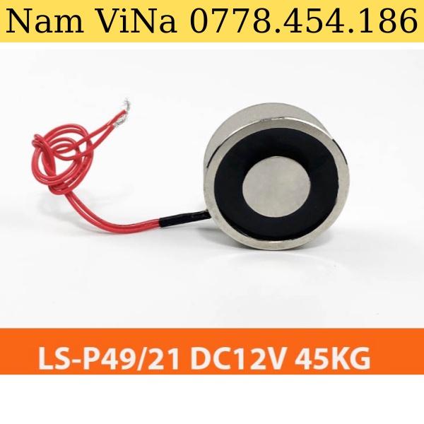 Nam châm điện 12V LS-P49/21 45KG