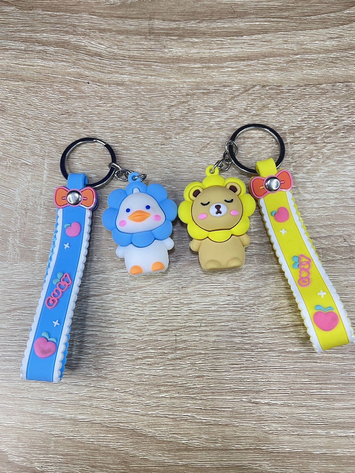 Móc Khoá Hình Thú Bông Hoa Dễ Thương