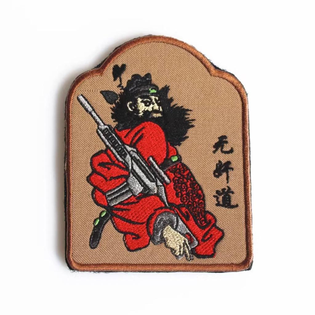 Patch_miếng dán velcro vải Tam Quốc_chiến thuật