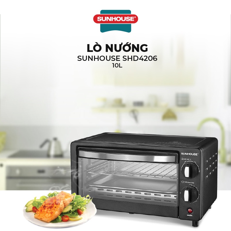 Lò Nướng Điện Sunhouse SHD4206 (10L)/ Nagakawa 10L - Hàng chính hãng