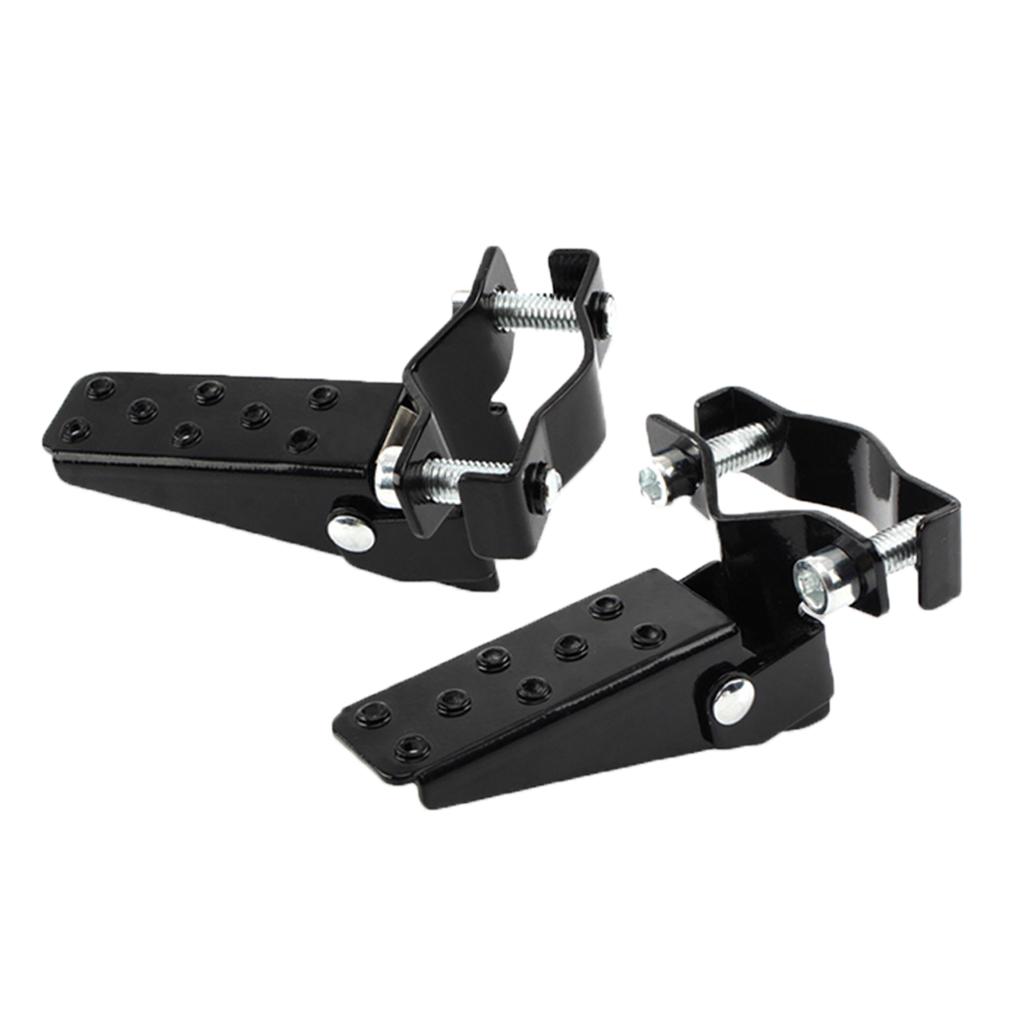 Motorcycle Rear & Front Folding Foot Rests Footpeg Pedals Universal