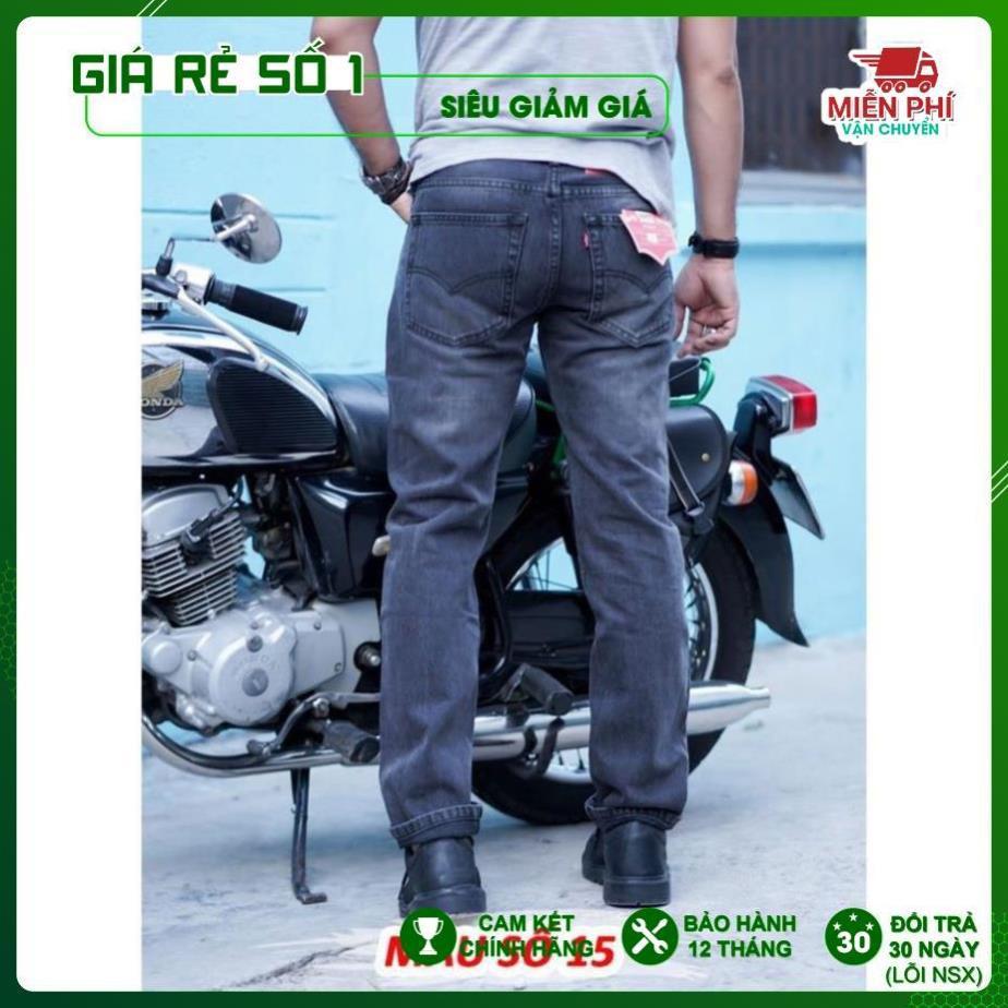 Quần Jeans xám đậm lịch sự, Cambodia xuất dư xịn (mã 15-16)