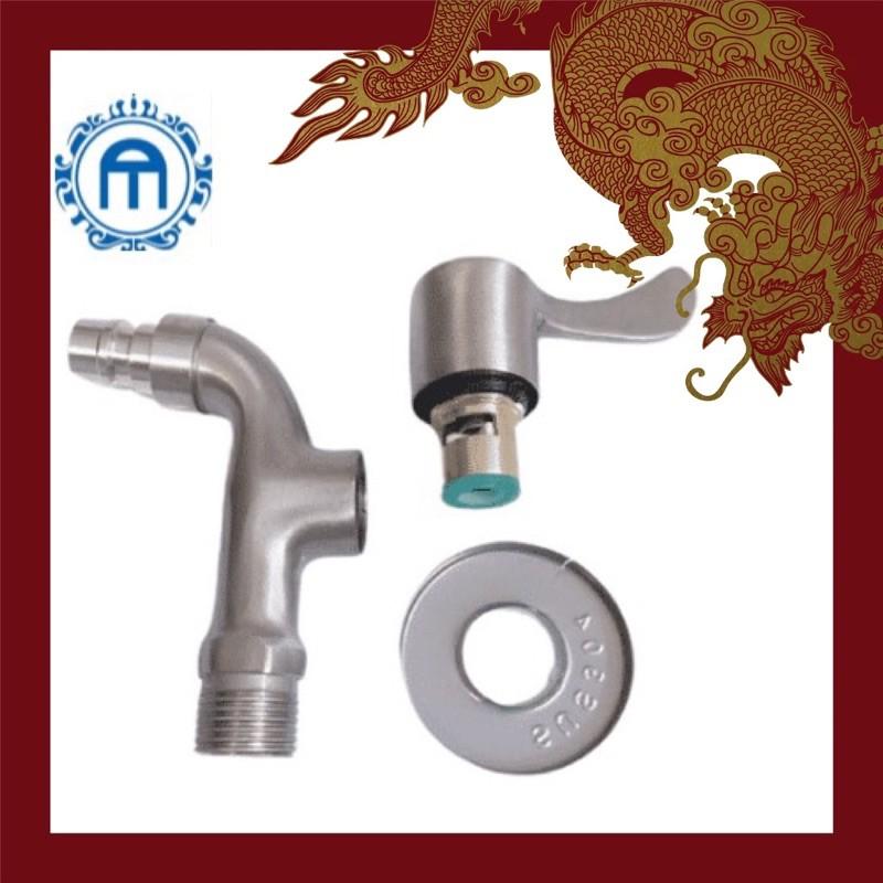 Vòi máy giặt, vòi xả nước,vòi hồ inox SUS 304 giá rẻ