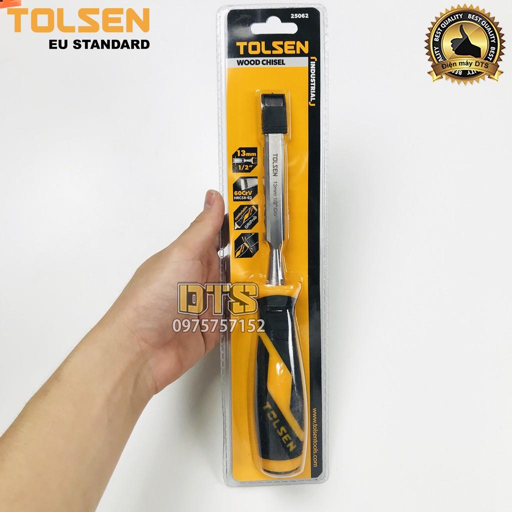 Đục gỗ mũi dẹt cầm tay chuẩn công nghiệp TOLSEN 13mm - Tiêu chuẩn xuất khẩu Châu Âu