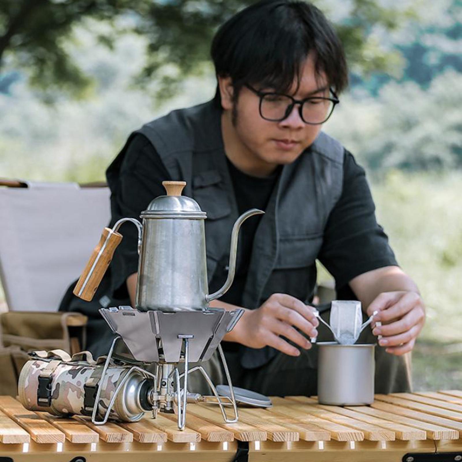 Folding Outdoor Windscreen Burner Windshield for Cooking Picnic