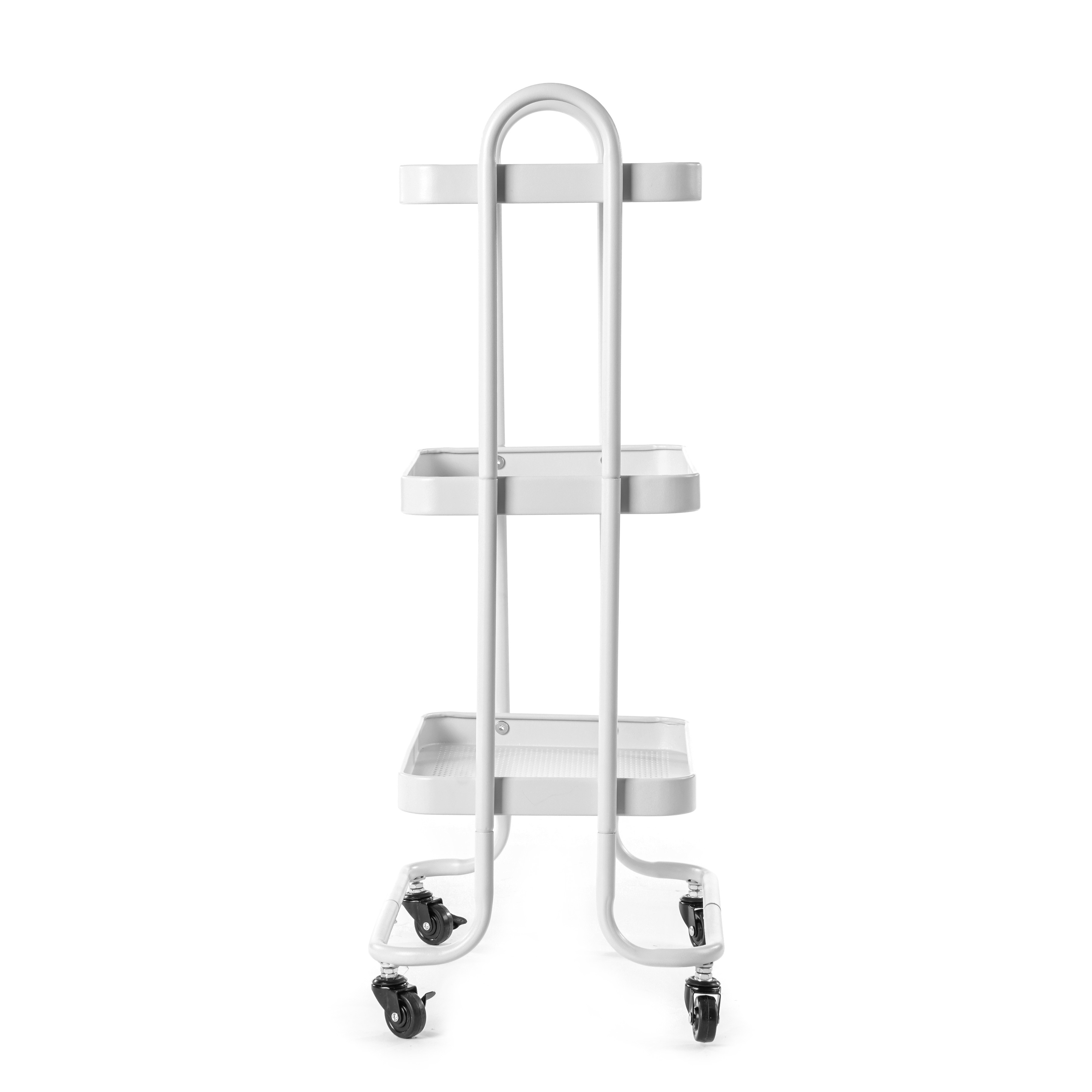 Kệ đựng đồ đa năng nhỏ 3 tầng có bánh xe - cobi home
