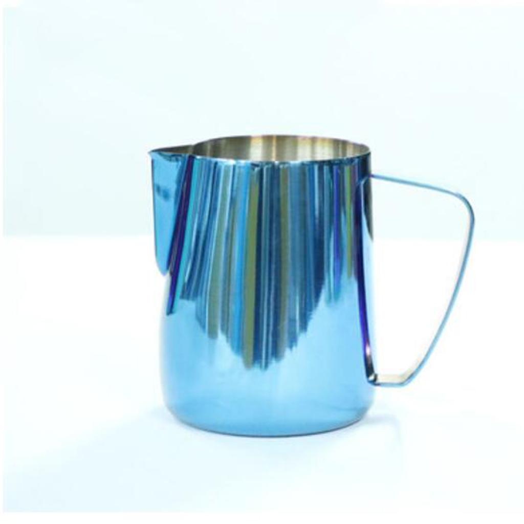 Milk Frothing Pitcher Jug, Stainless Steel, Suitable for Coffee, Latte and Frothing Milk, Coffee Milk Serving Jug for Kitchen Restaurant