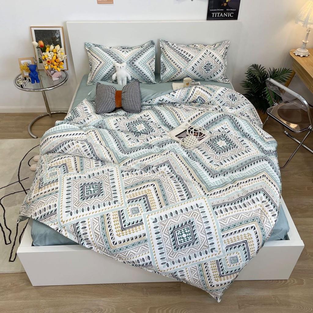 Sét chăn ga gối phong cách Hàn Quốc - Thổ Cẩm Xanh