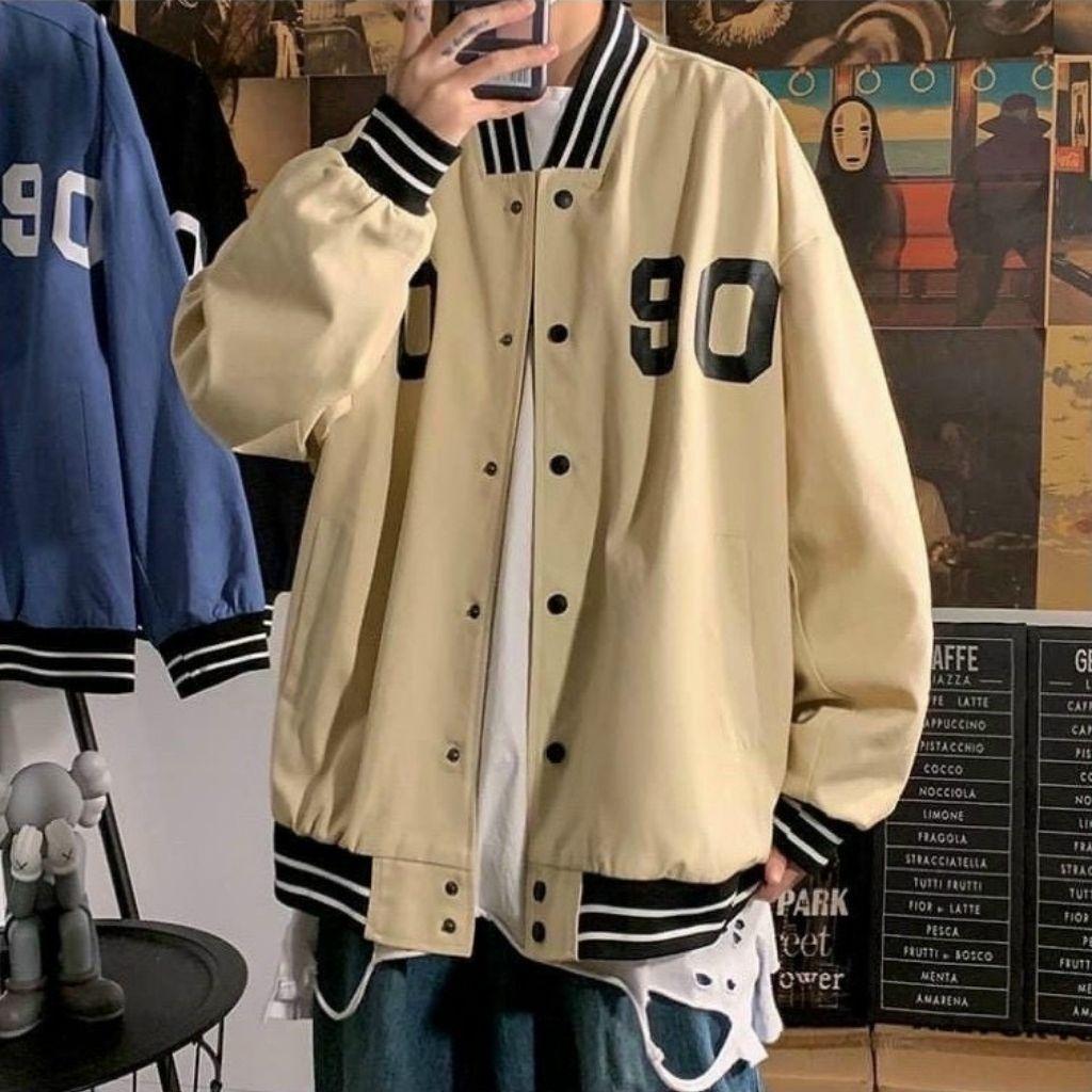 Áo bomber jacket bản cao cấp ️Áo khoác dù form rộng 2 lớp style Unisex cho nam nữ - Mã JK03